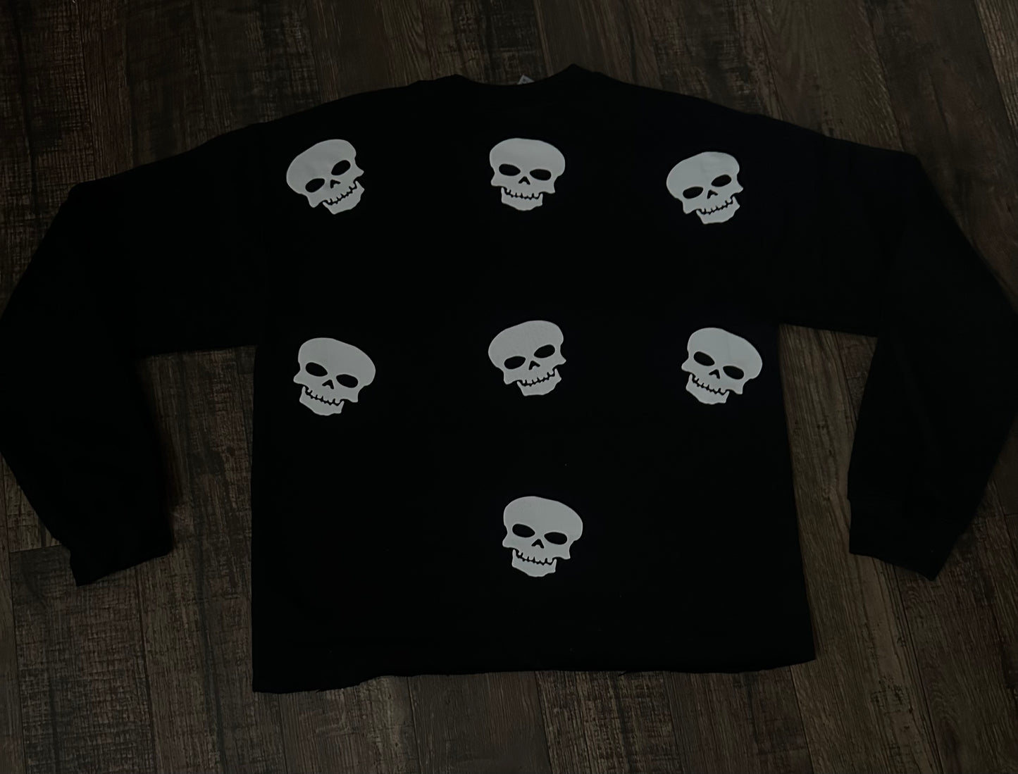 Cropped Black Crewneck