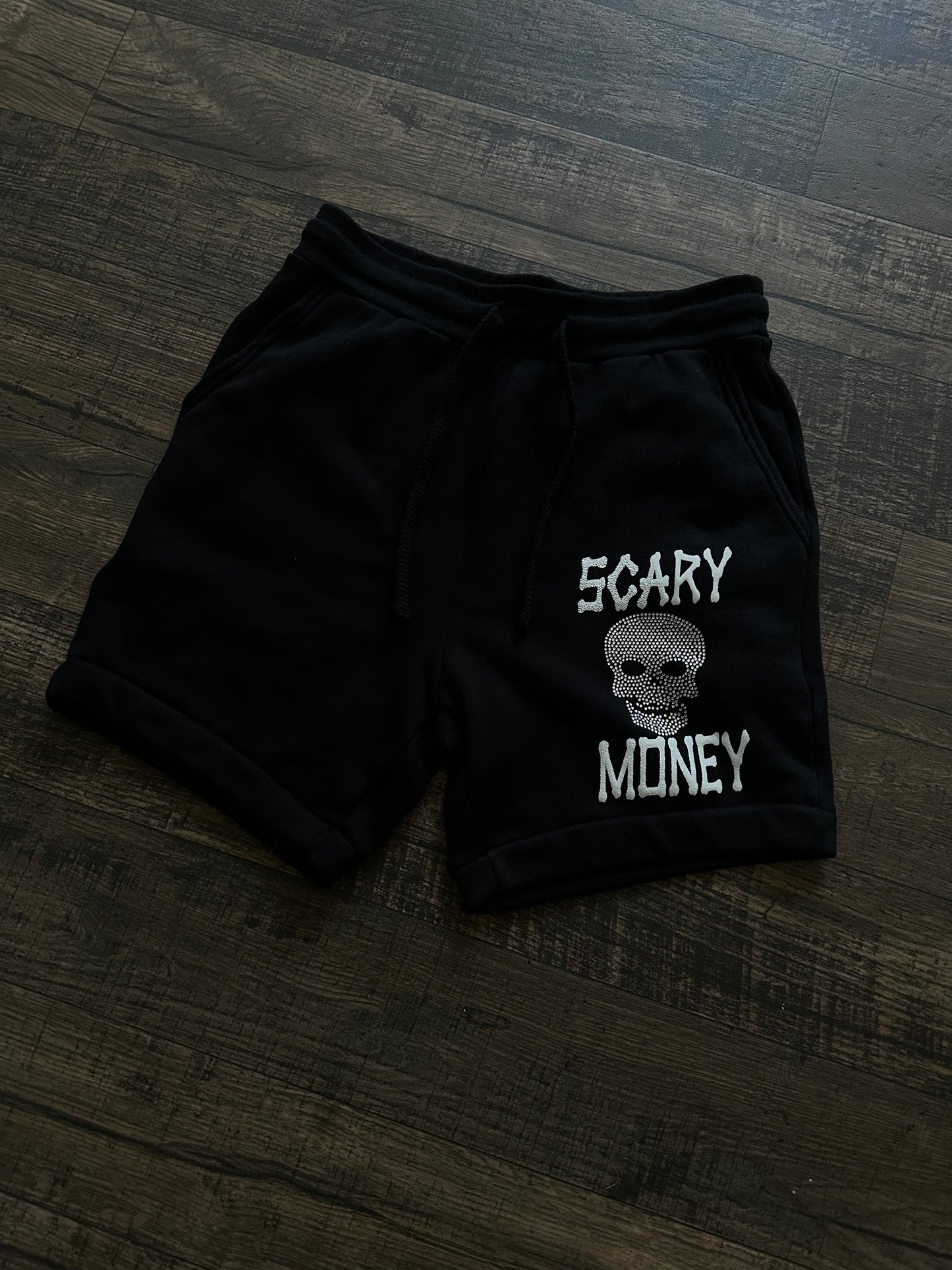 Skull Cotton Shorts