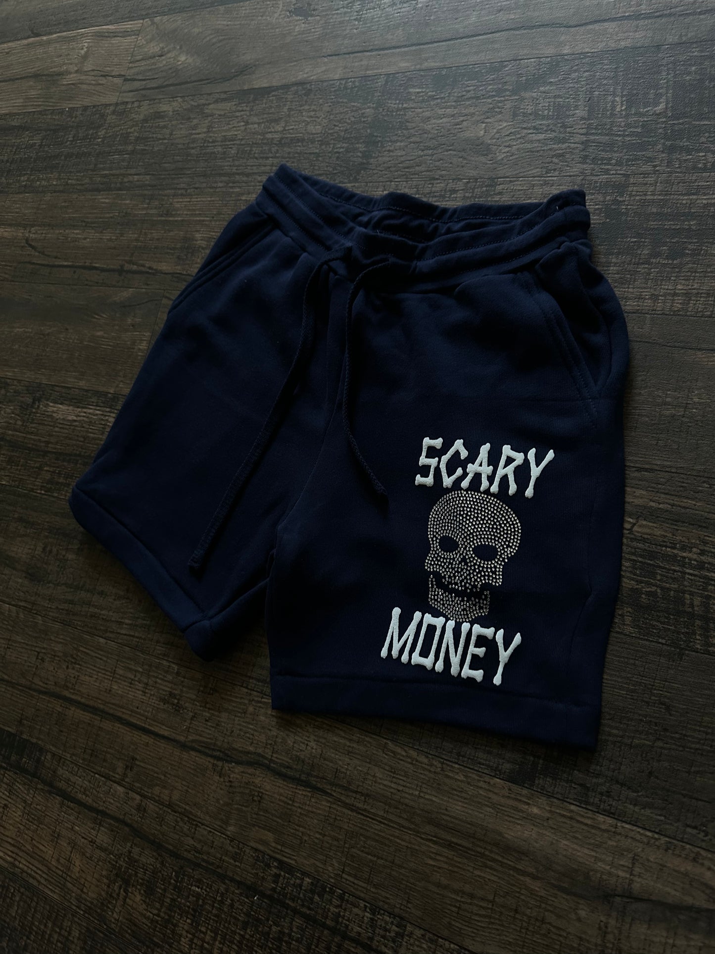 Skull Cotton Shorts